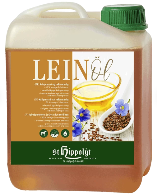 Leinöl hørfrøolie 2,5 liter