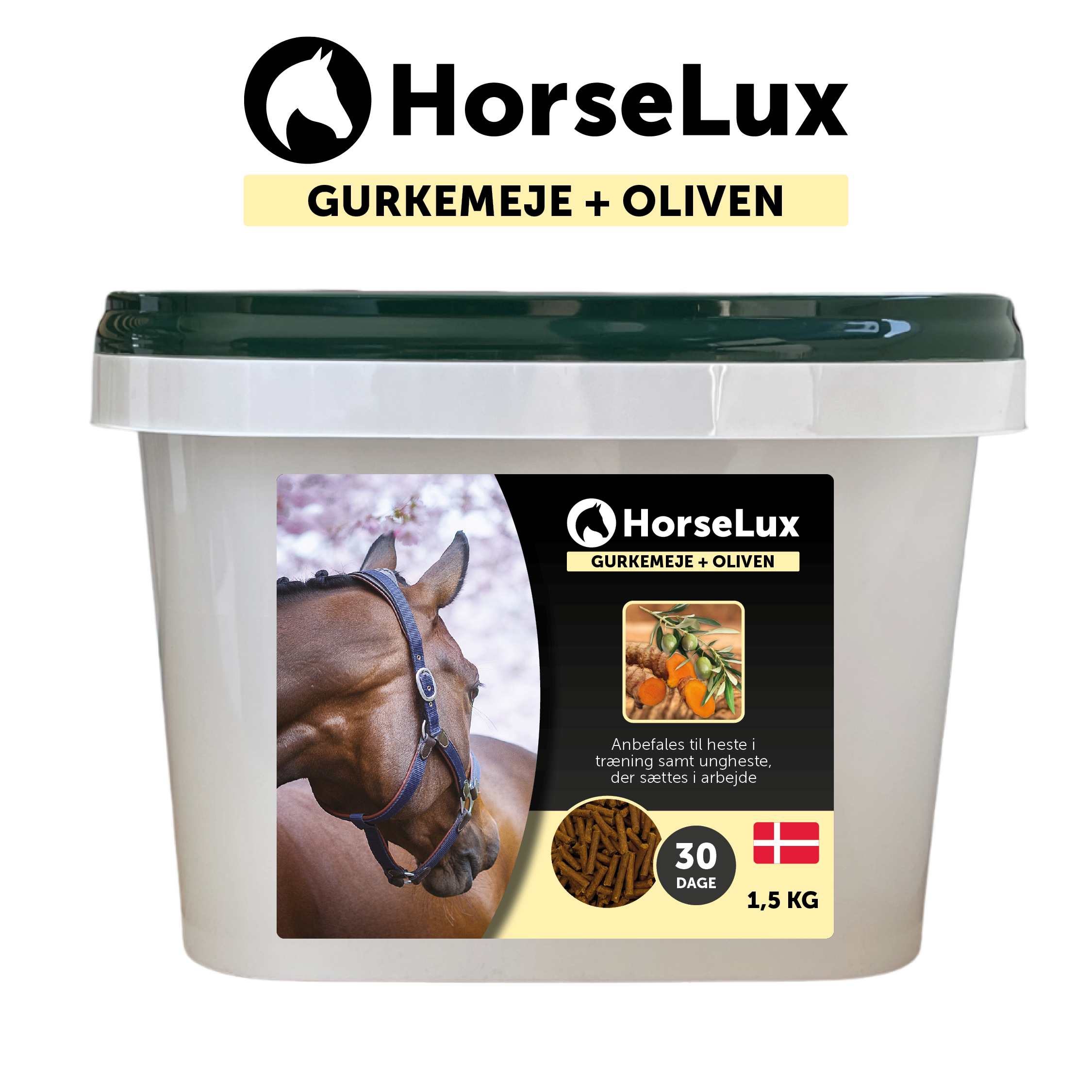 Gurkemeje+Oliven 1,5 kg