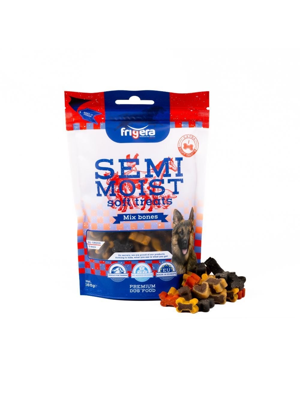 Semi-Moist soft godbid 165 gram