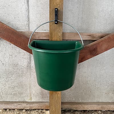 Spand fødevaregodkendt med flad side 15 liter