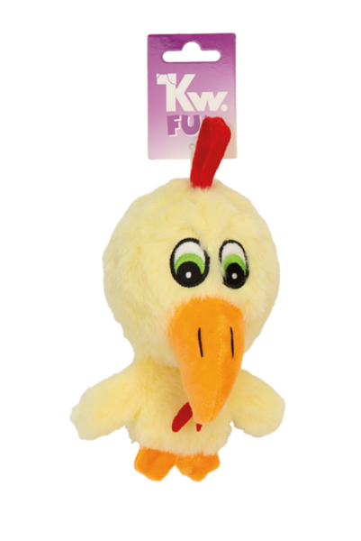 Kyllingebold TPR gul med pip plys 