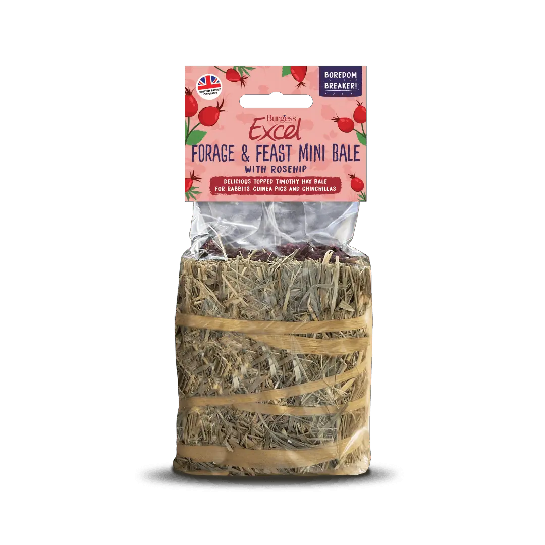 Excel Forage & Feast Mini Bale Rose 100 gram