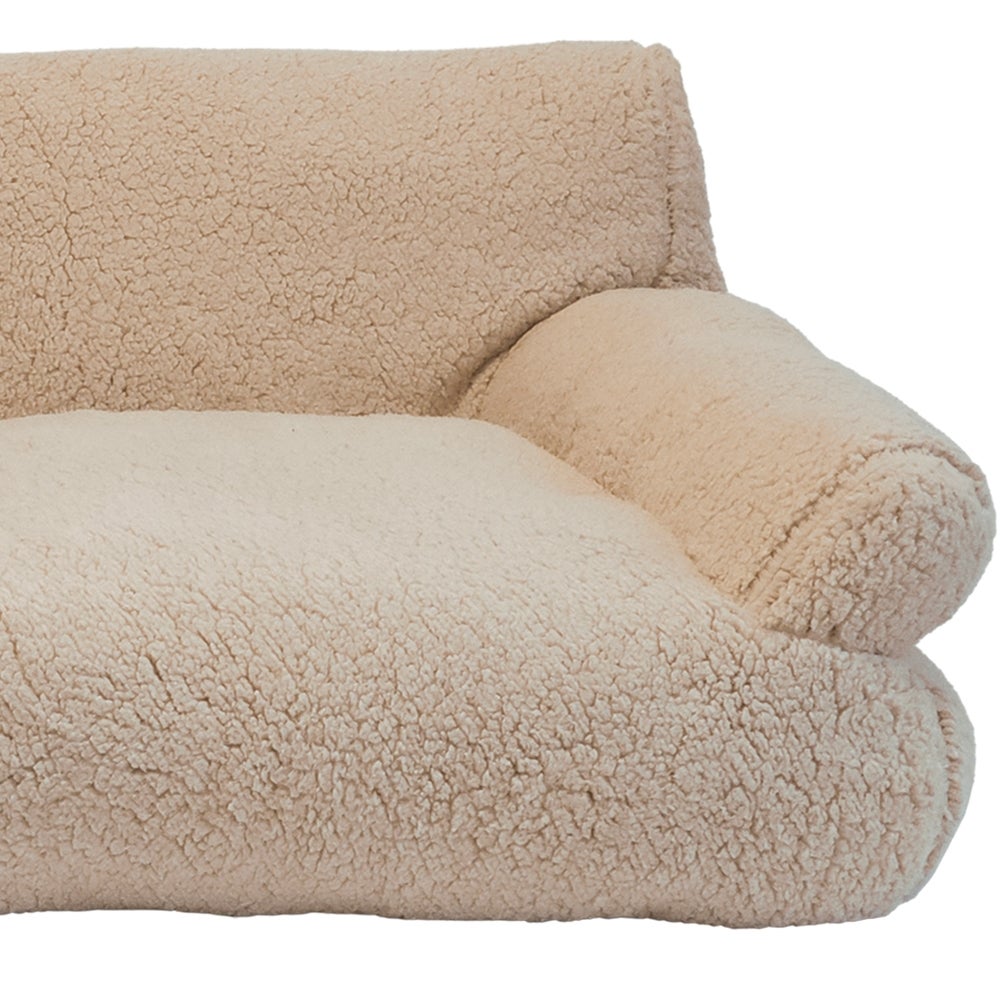 Teddy komfort plys sofa classic beige 