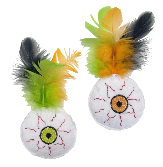 2 øjer m.fjer kat 15 x 10 x 1,5 cm