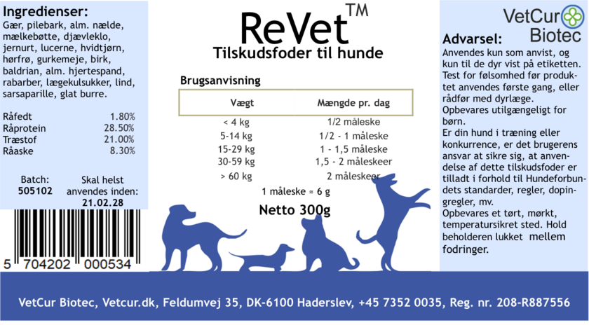 ReVet Hund 300 gram