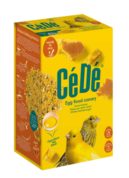 Æggefoder kanarie gul