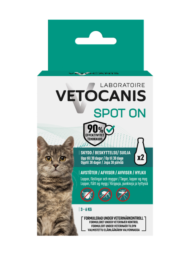 Anti-parasit spot on kat