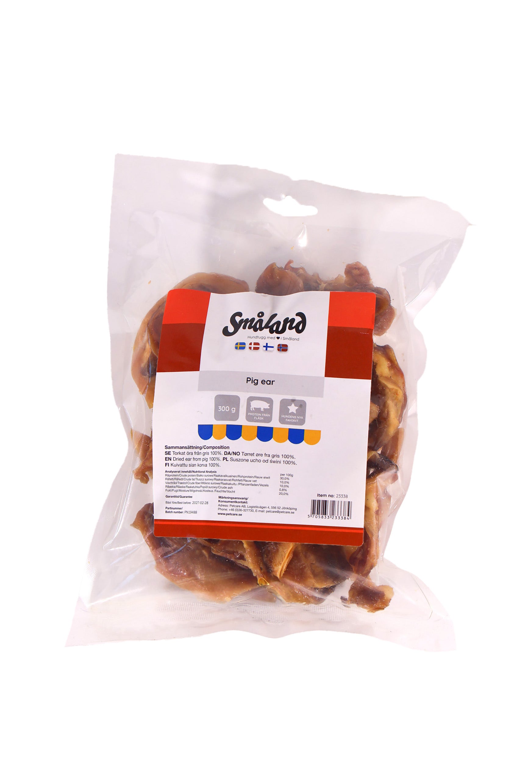 Griseørestrimler 300 gram