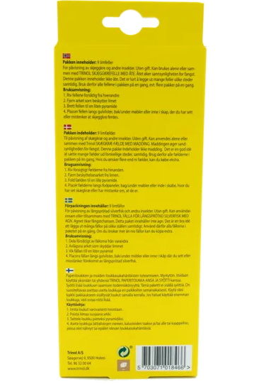 Giant silverfish 9 stk. limfælder