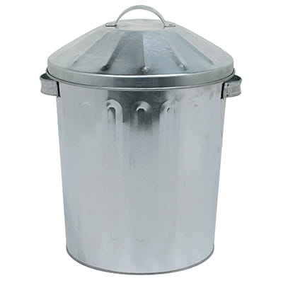 Fodertønde M/Låg Galv.