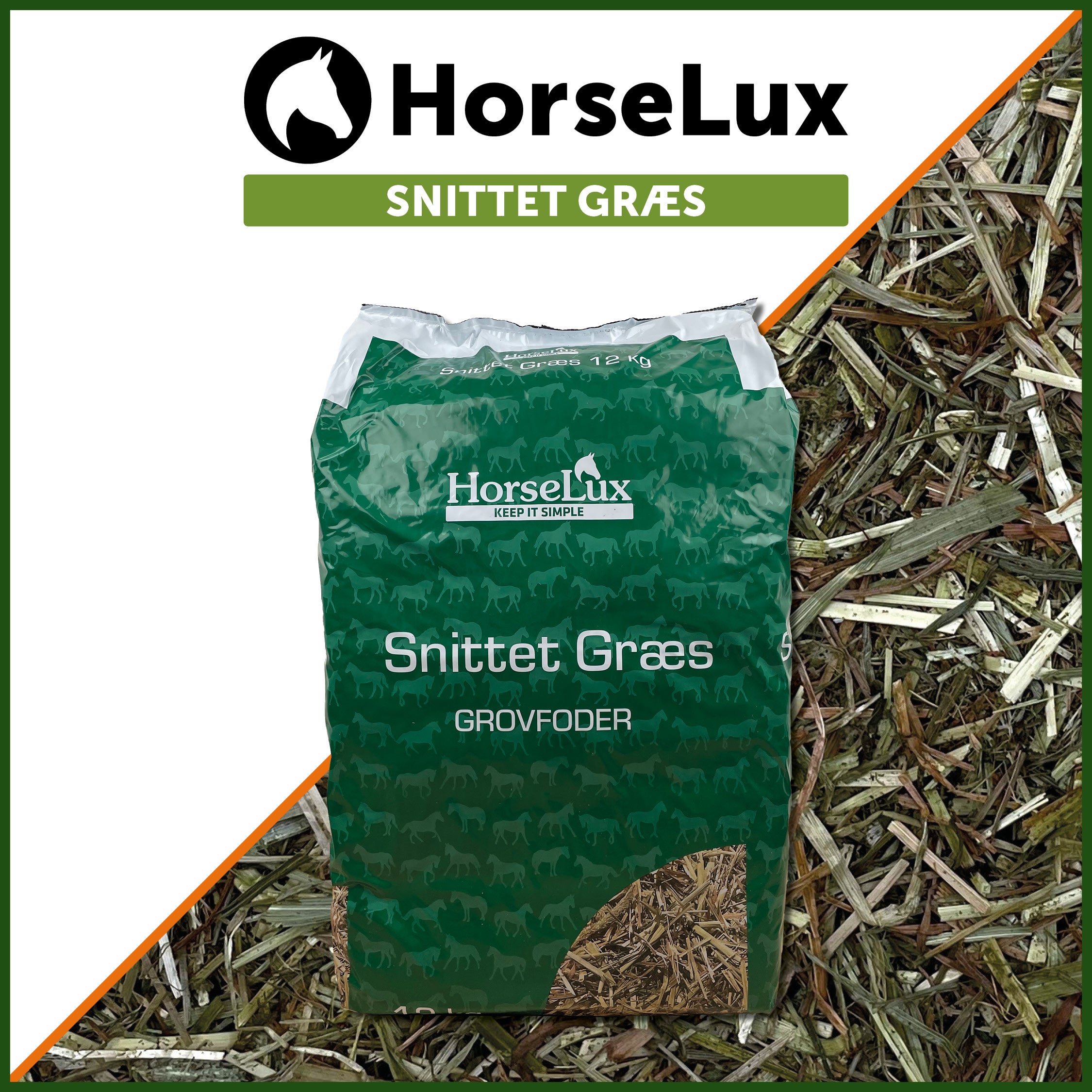 Snittet Græs 12 kg