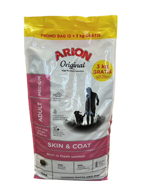 Original Skin & coat medium 12+3 kg 