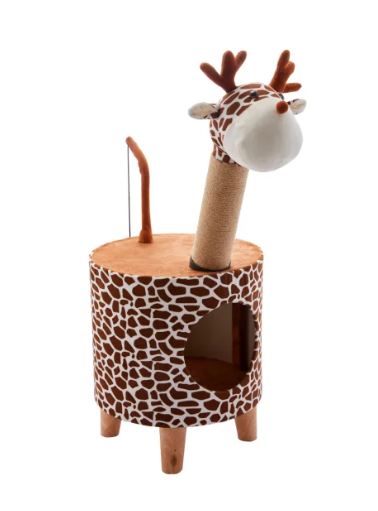 Giraf kradsetræ med hule large