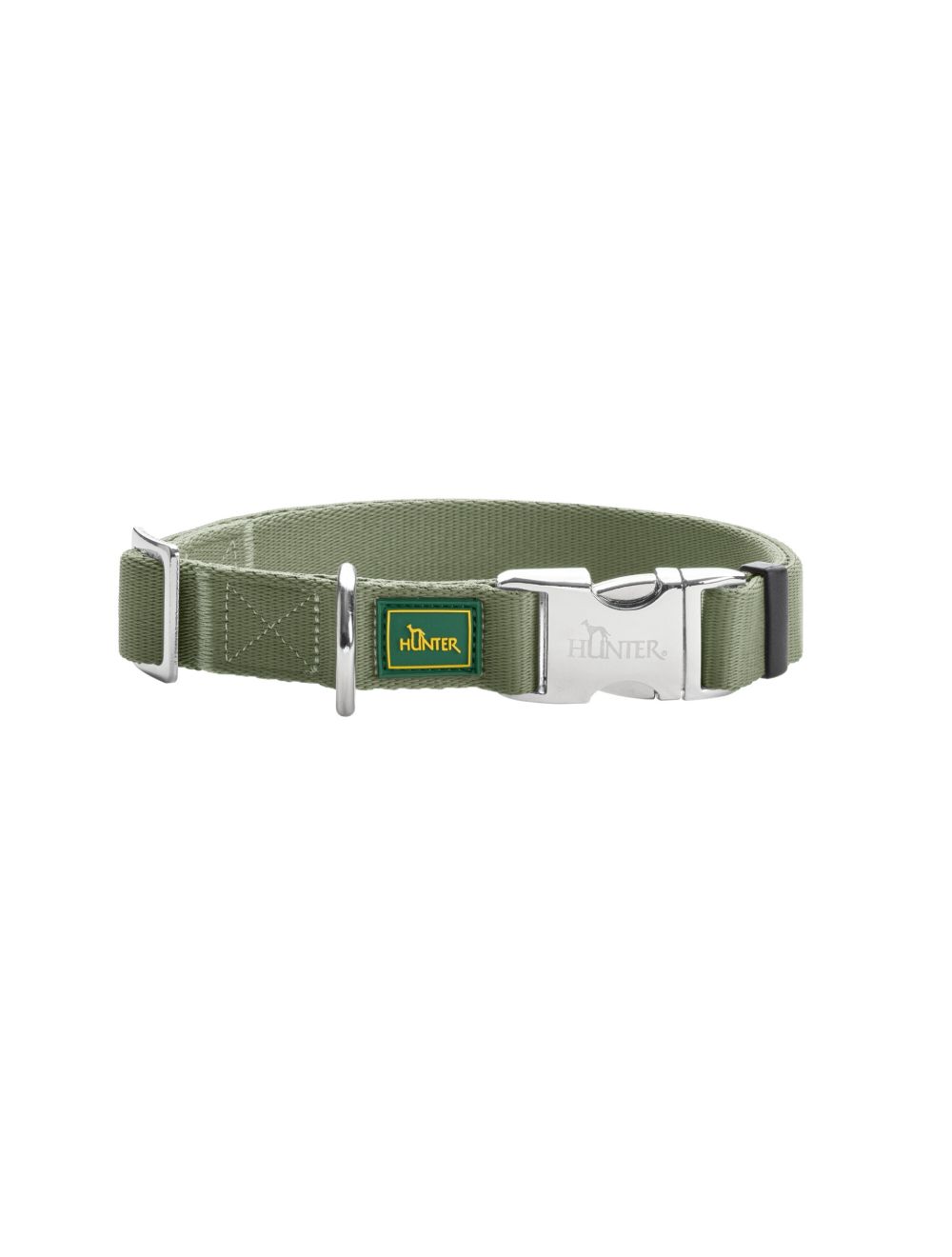 Hunter Inari hundehalsbånd - Grøn M (30-45 cm)