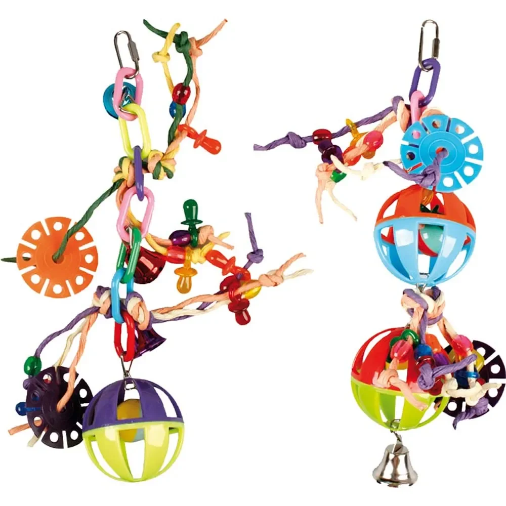 Fuglelegetøj Parakitbolde med snor