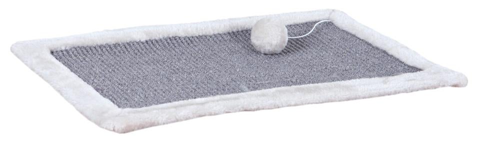 Trixie Scratching mat sisal rug/plush 55 × 35 cm grey/light grey