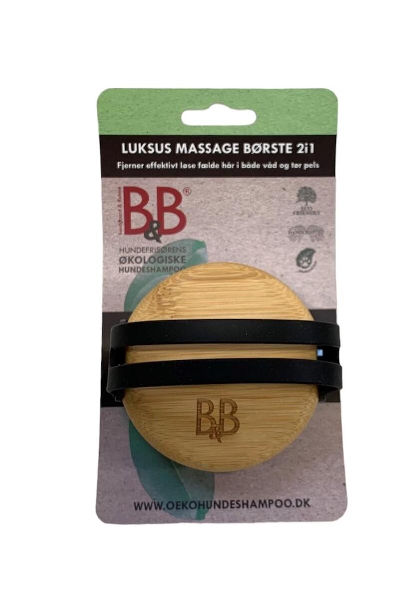 Luksus massagebørste 2i1