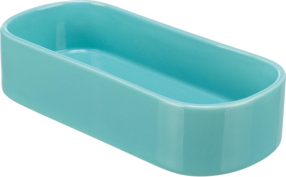 Gnaverskål oval keramisk