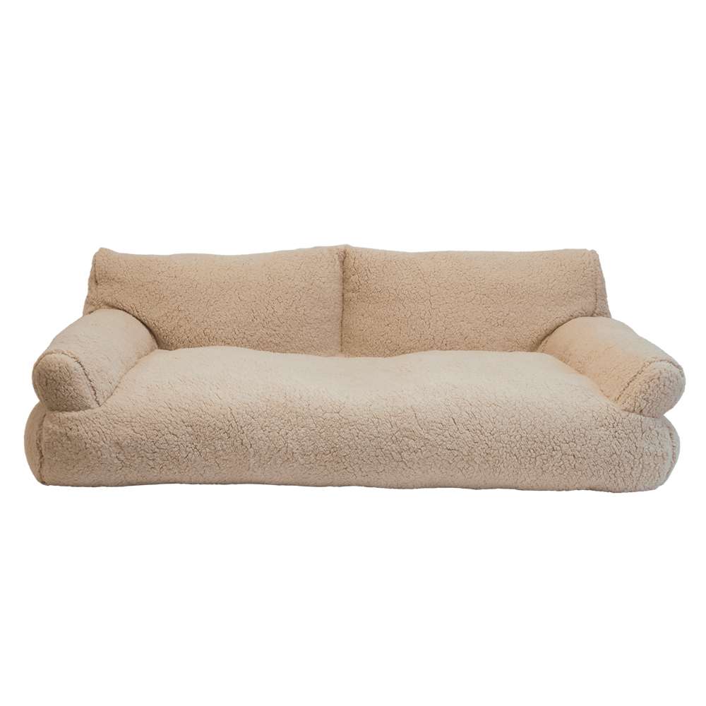 Teddy komfort plys sofa classic beige 