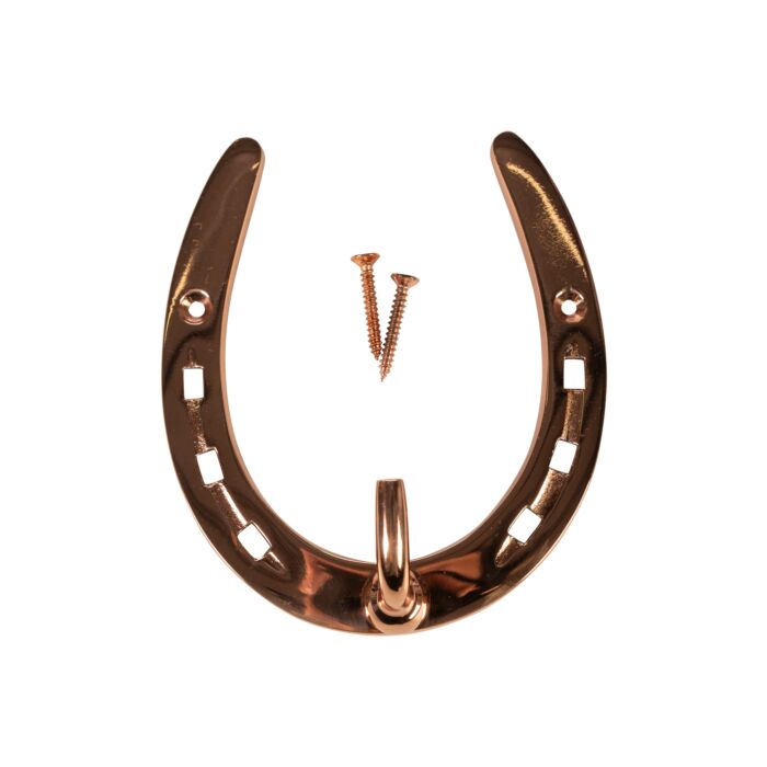 Hesteskokrog af messing 