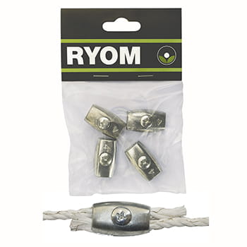 Rebsamler med skrue galvaniseret 4 stk