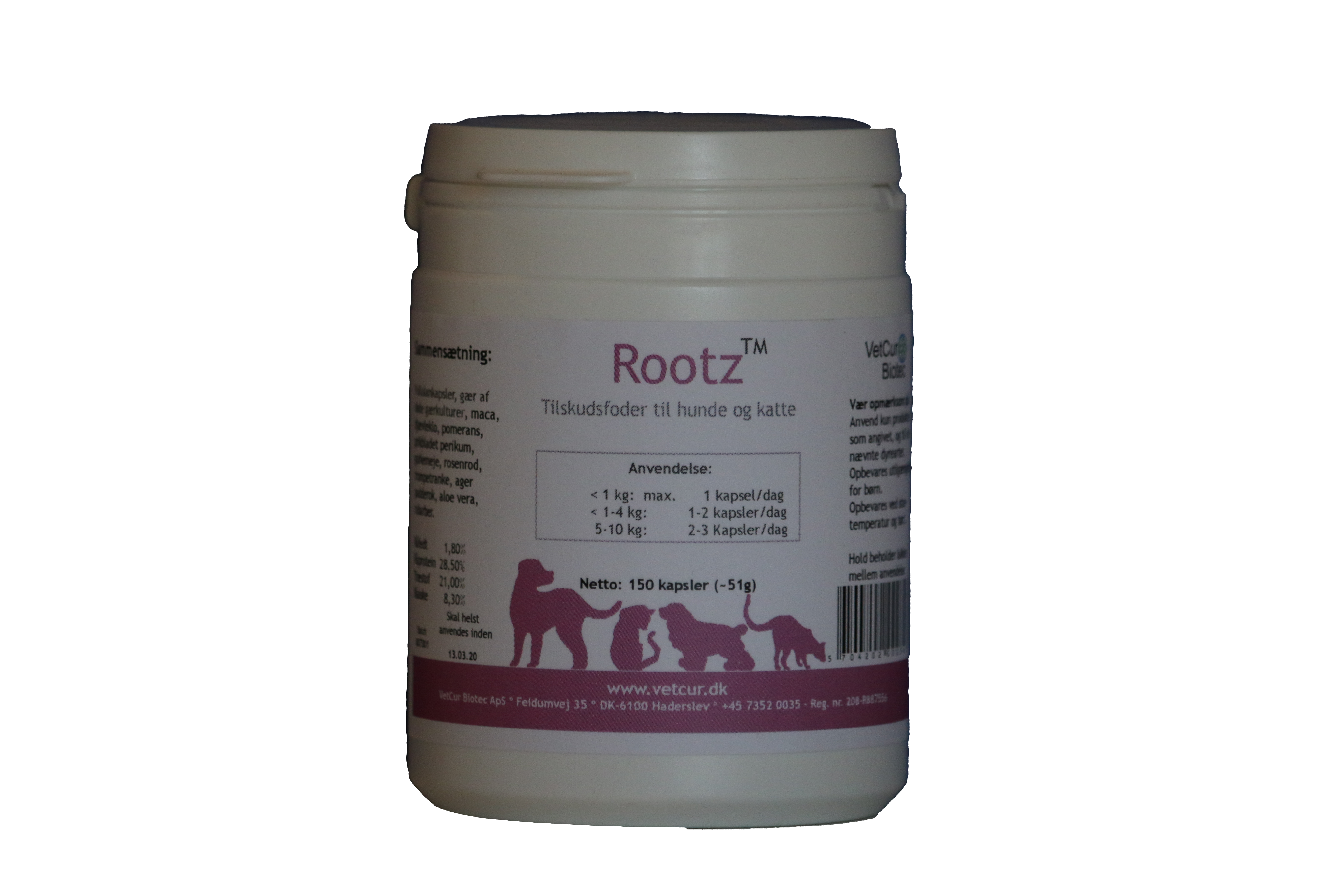 Rootz pulver hund & kat 130 gram