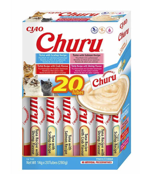 Churu Seafood-varianter 20 stk