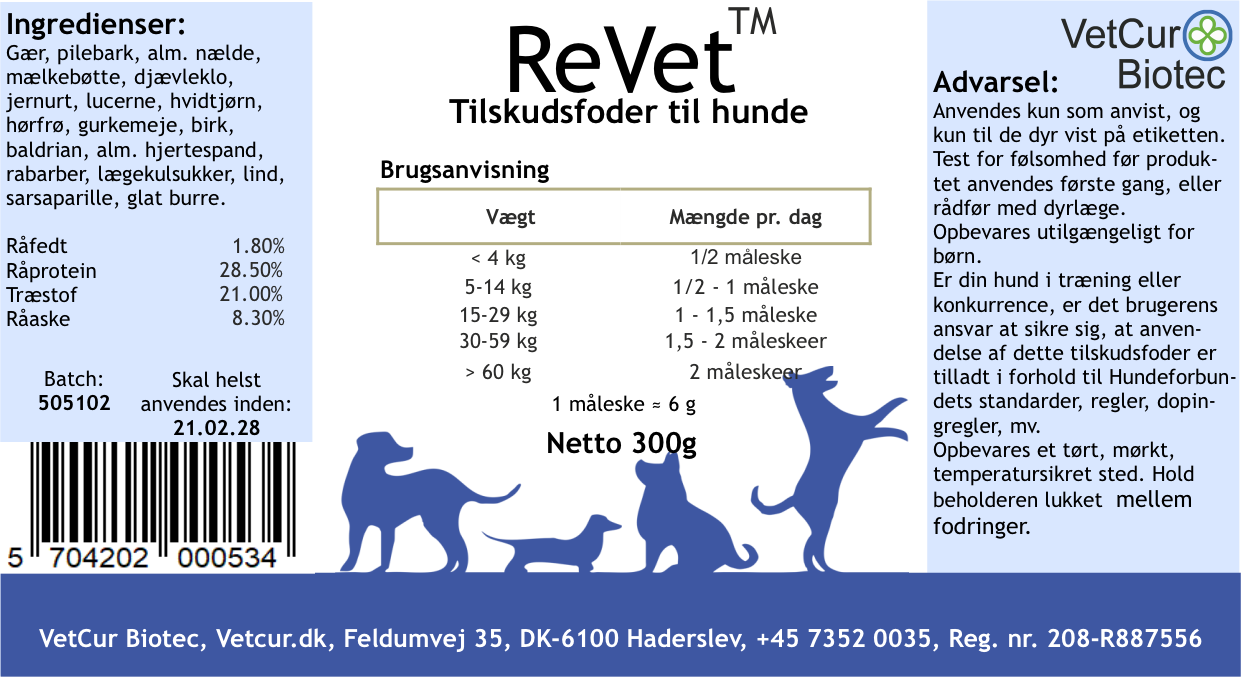 ReVet Hund 300 gram