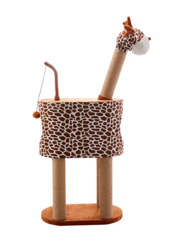 Giraf kradsetræ med hule xl