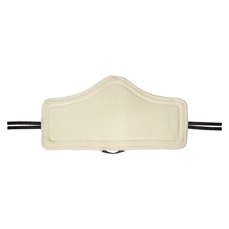 Sadelpude blød med imiteret lam