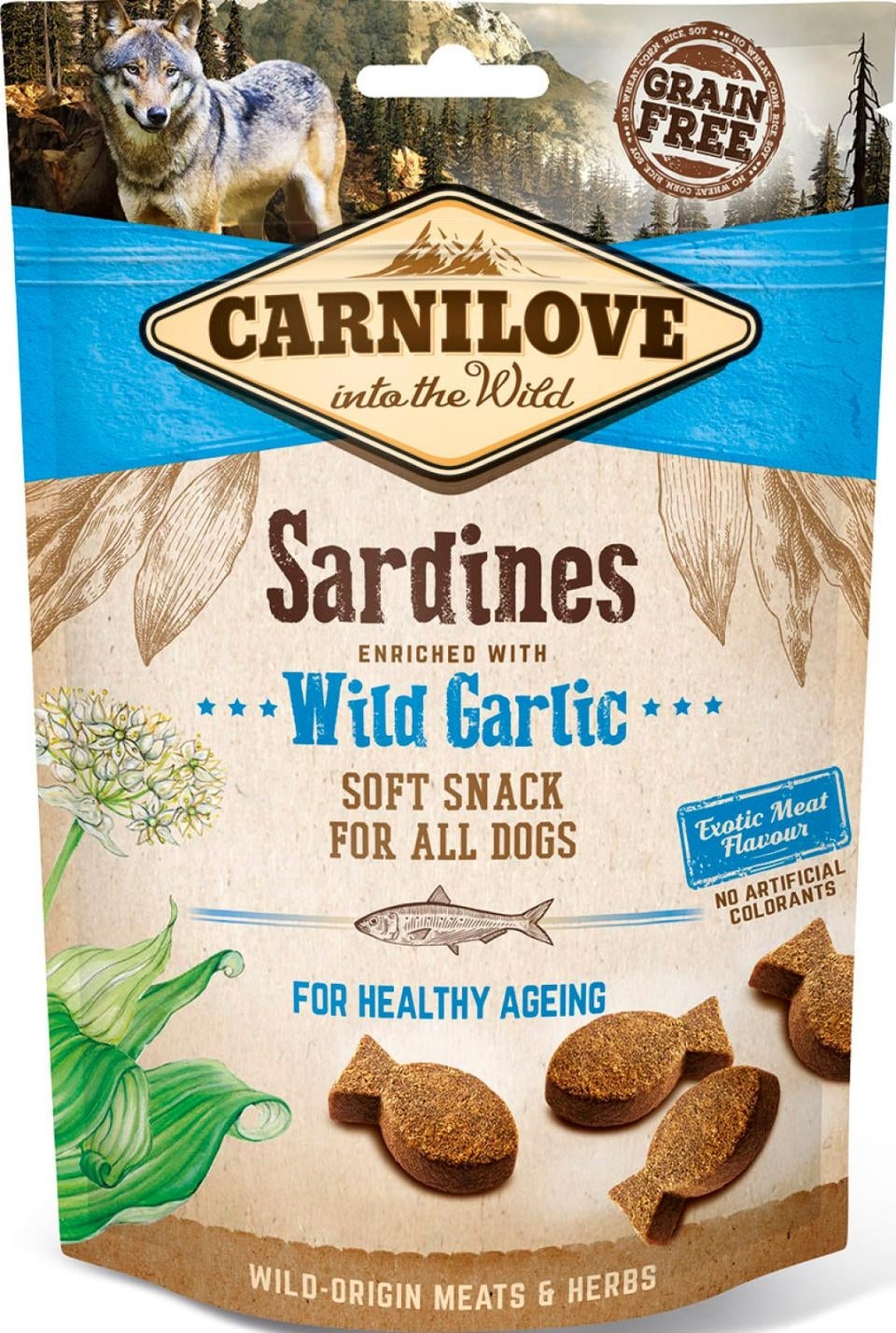 Semi-Moist snack sardin 200 gram