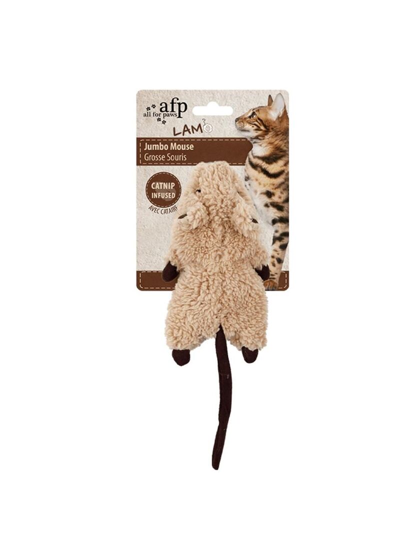 Knitrende jumbomus med catnip