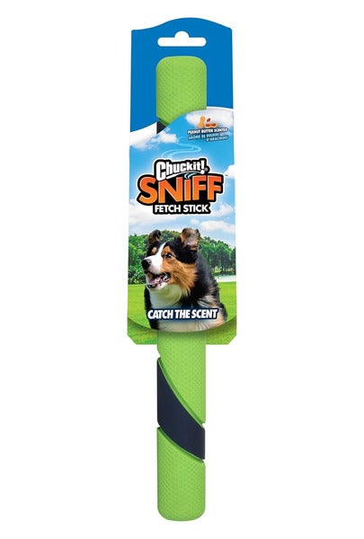 Sniff fetch stick peanut butter