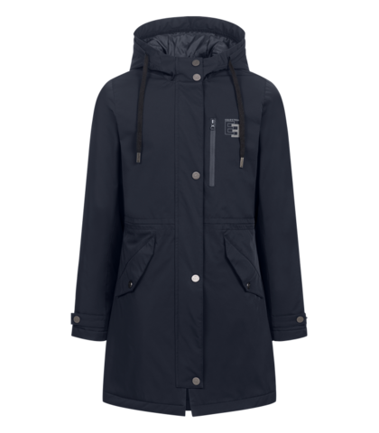 Ava parka ridejakke junior blå