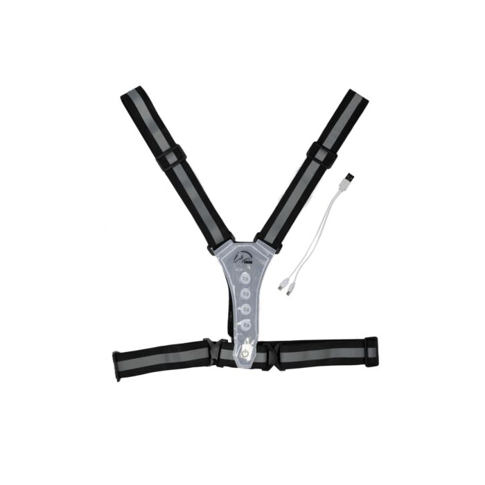 Led-oplyst vest voksen 