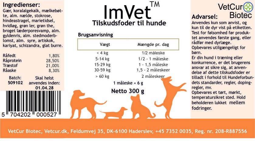 ImVet hund 300 gram