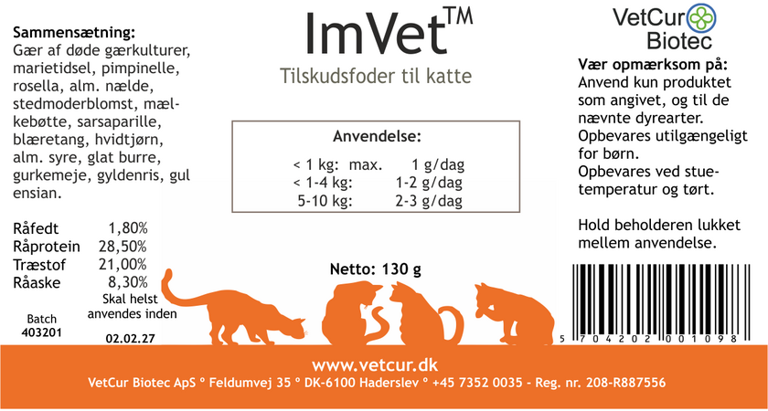 ImVet Kat 130 gram