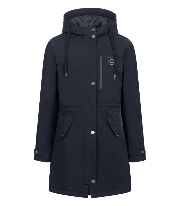 Ava parka ridejakke junior blå