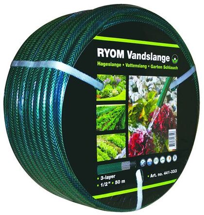 Vandslange grøn 1/2" 50 meter