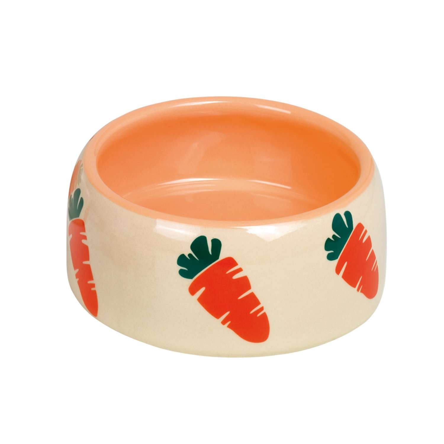 Keramikskål "Carrot", beige-orange - Orange - Ø 12 x 5,0 cm, 0,25 l