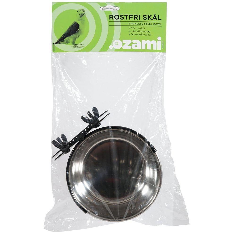 Click-on skål rustfri