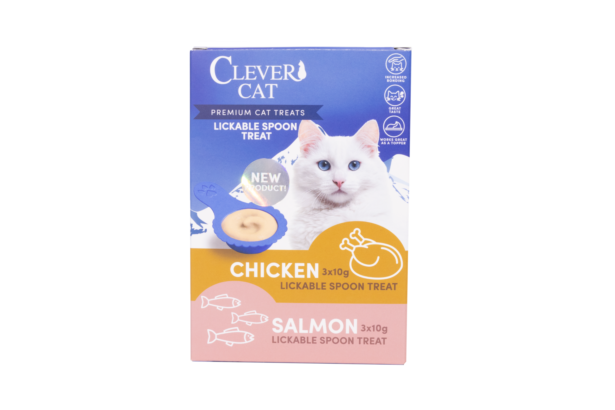 Lickable Spoon 6-pack Chicken/Salmon