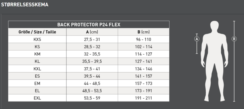 SWING Rygbeskytter P24 flex voksen