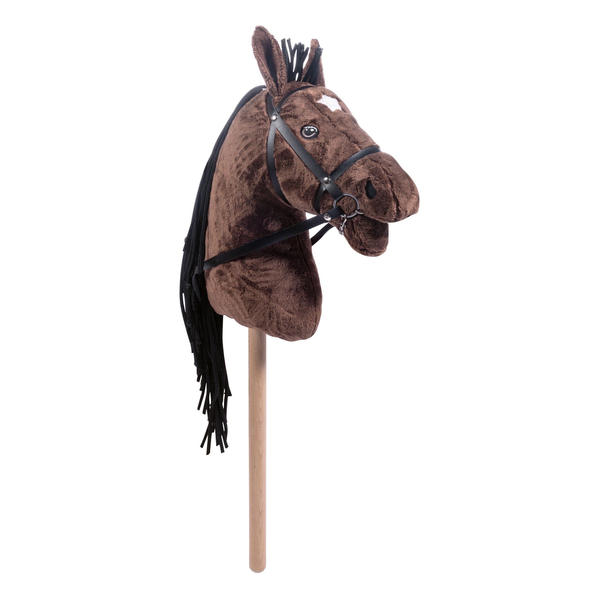 HKM Hobby Horse Kæphest - Aftagelig Trense, 40cm - Brun