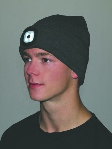 Strikhue med LED forlys