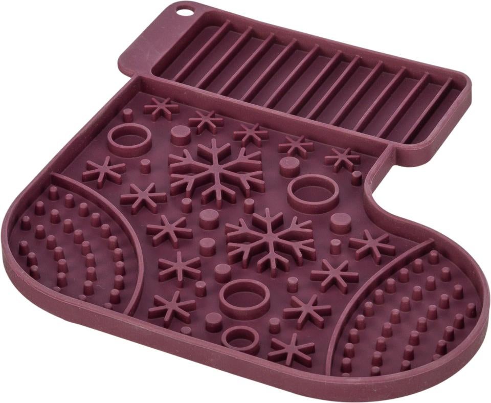 Xmas lick'n'snack mat 