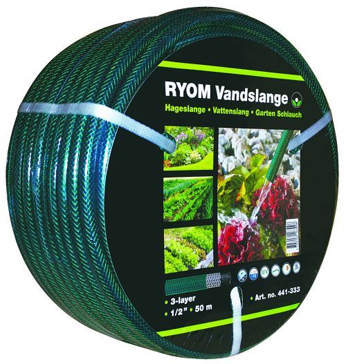 Vandslange grøn 1/2" 50 meter