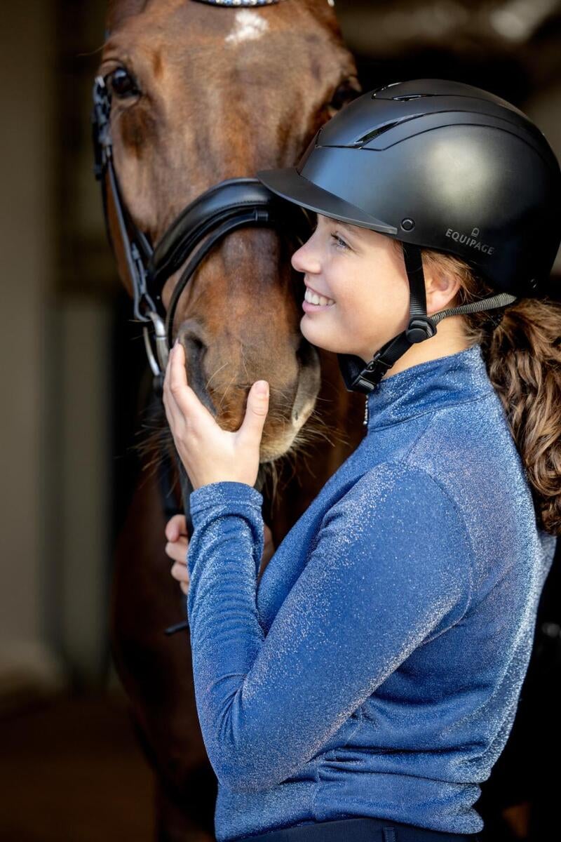 Vilma ridehjelm sort