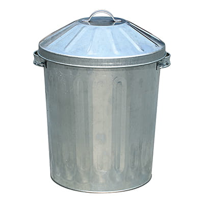 Fodertønde M/Låg Galv.