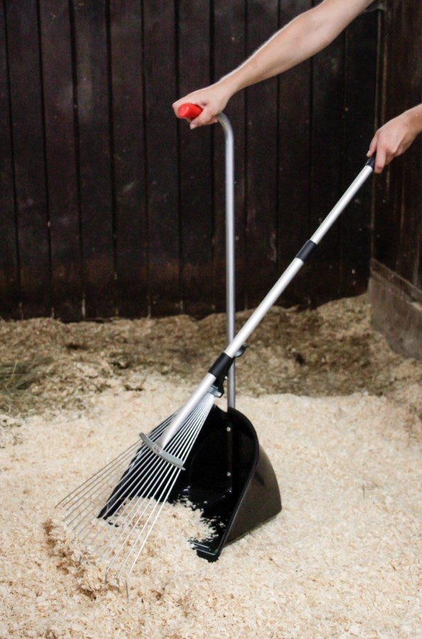 Kerbl Gødningsskraber Justerbar teleskophåndtag